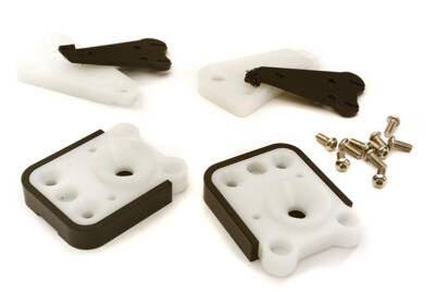 Integy Front & Rear LED Light Mounting Brackets: Traxxas TRX-4 C27941