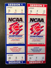 2--1997 NCAA CHAMPIONSHIP TICKETS DIVISION 1 EAST REGIONAL ATLANTA SESSIONS 1-2