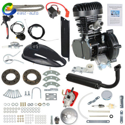 2-Stroke 100CC Bicycle Motorized Gas Petrol Bike Engine Motor Kit CDI Full Set