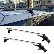 Pair 48 Universal Car Auto Top Roof Rack Cross Tube Bars Cargo Luggage Carrier