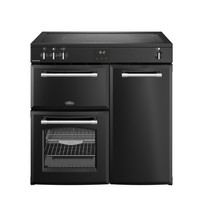Belling Farmhouse 90cm Induction Range Cooker Black 90Ei Grade C