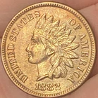 1882 Indian Head Cent AU/UNC Details