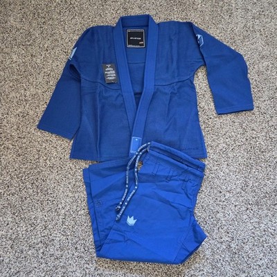 Kingz Balistico Blue Jiu-Jitsu Gi Kimono Set A00 Martial Arts Uniform Logo NEW