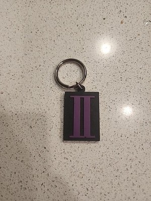 Original Vintage 1997 Intel Pentium II Processor MMX Rubber Keychain Dangle Key 