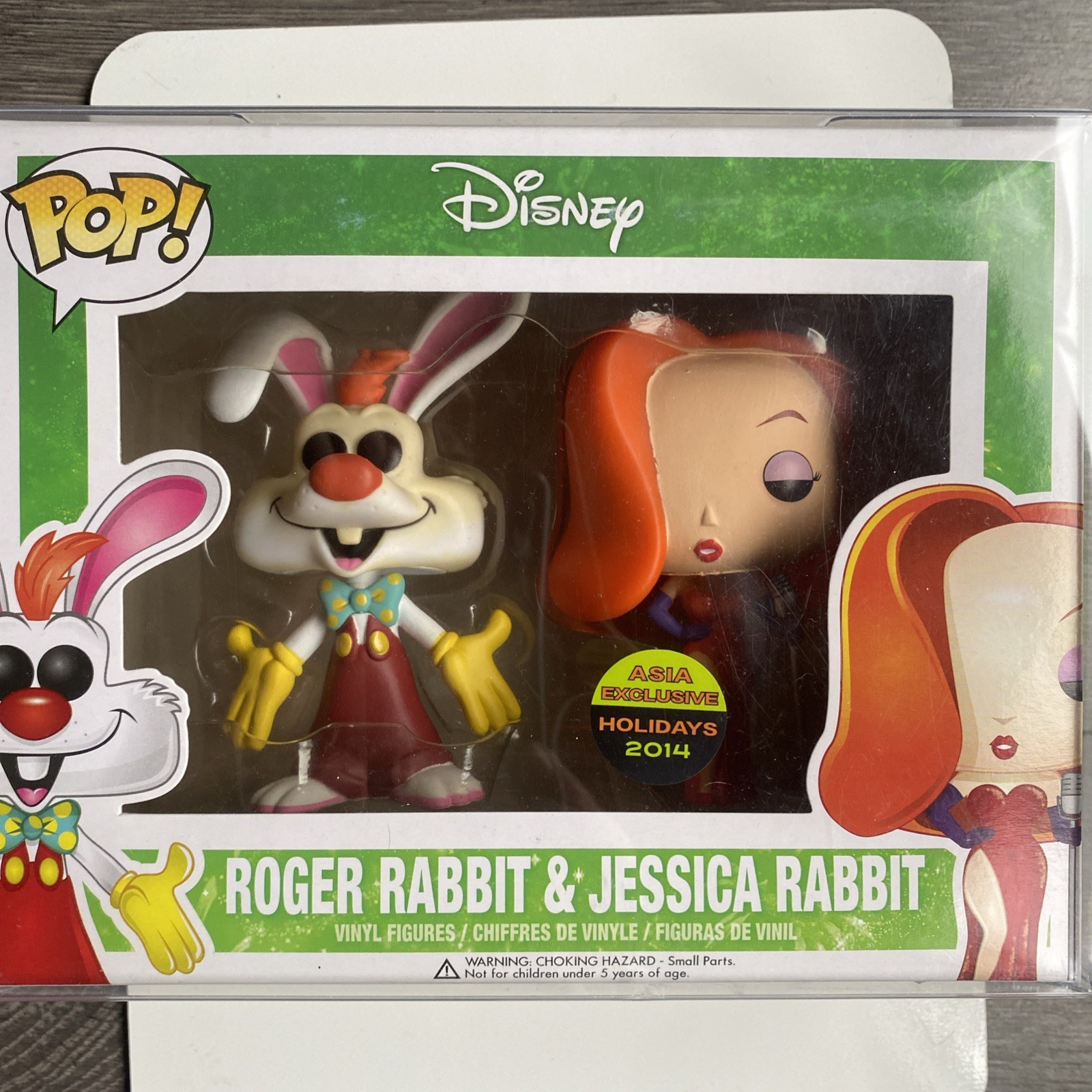 Roger Rabbit Jessica Rabbit funko pop Asia Exclusive 2014 (Rare)