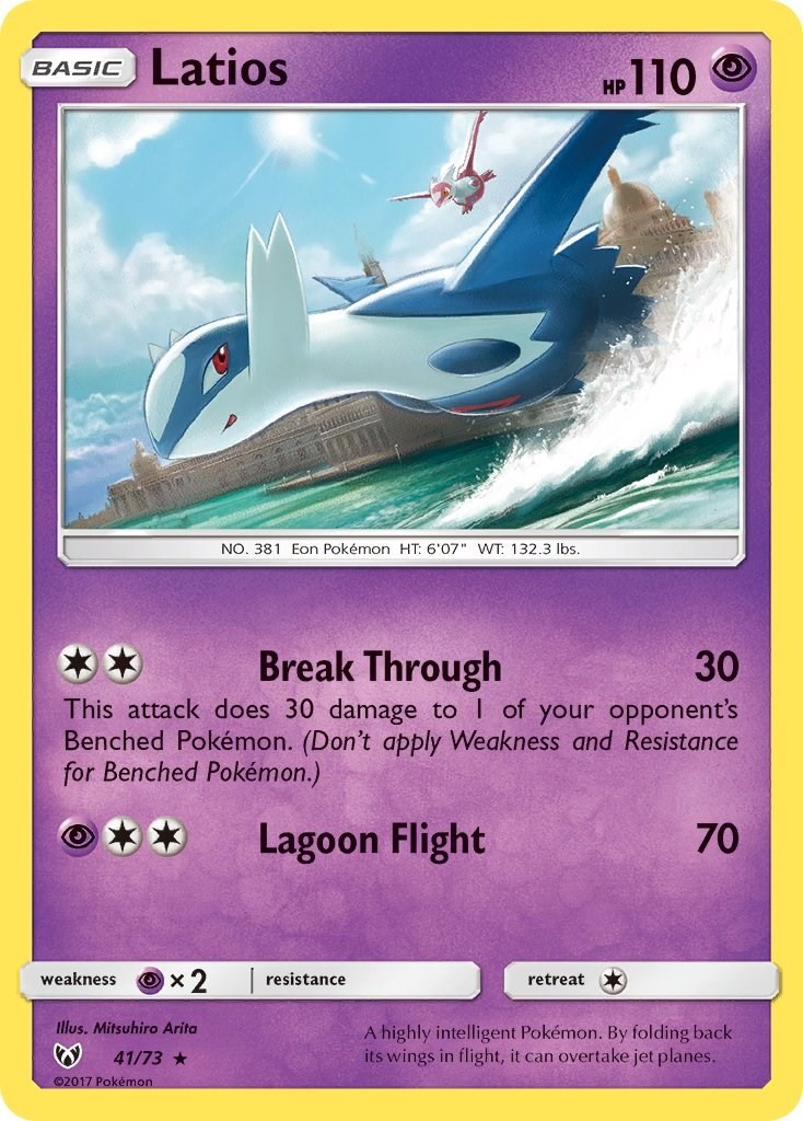 Latios 41/73 Shining Legends Holofoil