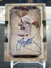 2018 Topps Five Star Jack Flaherty #FSA-JF Rookie Auto RC