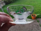 STUART CRYSTAL ENAMEL GRAPEFRUIT / DESSERT GLASS #2