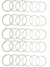 5 Sets of 6 String Classical Guitar Strings 3 Clear Nylon  3 Nylon Core