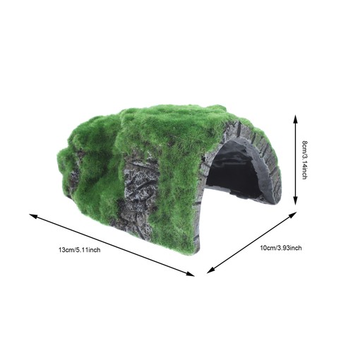 Turtle Hides House Reptile Hideout Large Gecko Habitat Accessories Leopard Tank