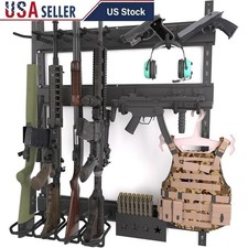 Portafucili da parete per pistola fai da te display salvaspazio conservazione regolabile US