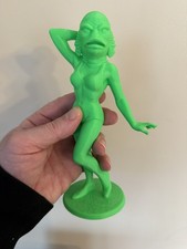 Big Black Lagoon Creature Bathing Beauty Marx Style 3D Printed 8&rdquo; Figure