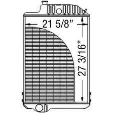 Replacement Radiator Fits John Deere Tractor 4240 Re21898