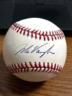 MO VAUGHN 3 SIGNED AUTOGRAPHED OAL BASEBALL!  Red Sox, Angels, Mets!