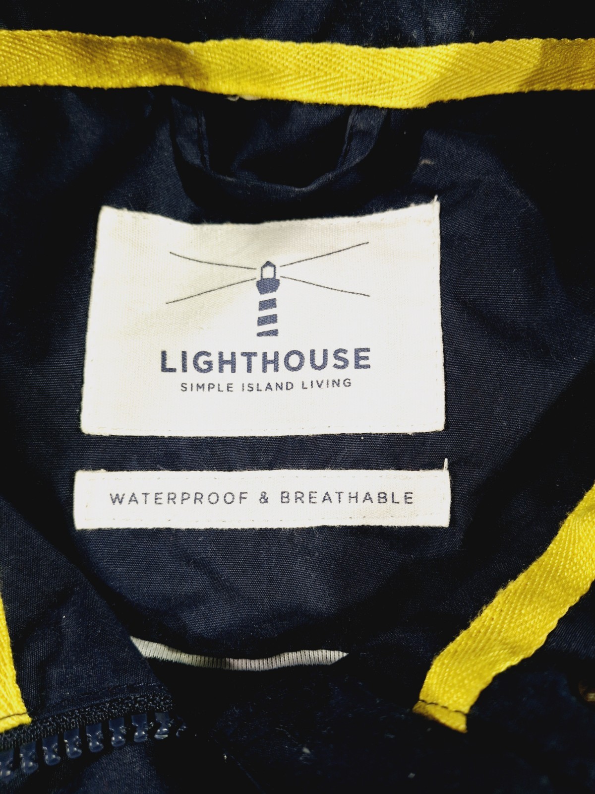 Lighthouse Beachcomber Jacket Womens Medium Blue … - image 14