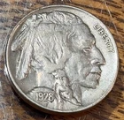 1928 Buffalo Nickel Nice Original AU CHRC