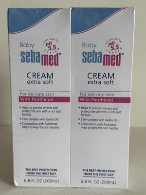  ( 2 PACK ) Sebamed Baby Cream Extra Soft 200ml Each, Brand New With Sealed 