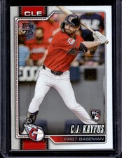 2026 Topps C.J. Kayfus RC Rookie #35 Guardians