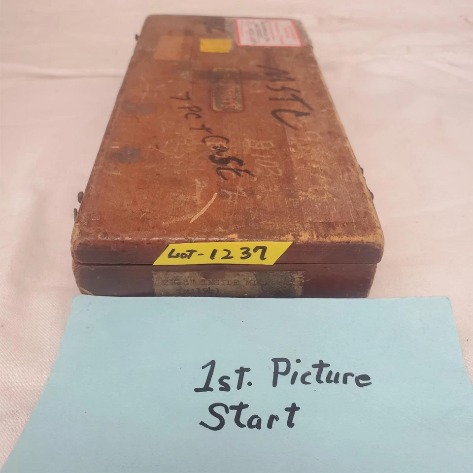 Starrett No.124 Inside Micrometer Set 2" to 12" Engineering Tools LOT-1237 - Image 2 of 4