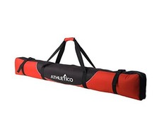 Mogul Padded Ski Bag - Fully Padded Single Ski Travel Bag 185cm Red