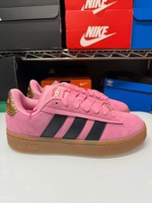 Adidas Women's Grand Court Alpha 00's Shoes Pink Black Gum JH8669
