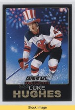 2023-24 Upper Deck Credentials Pro Visions Luke Hughes #6 READ 0p72