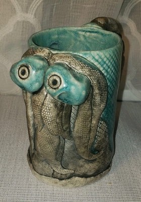 Woo Creature Pottery Mug By Richard & Susan Marshall~NC Studio