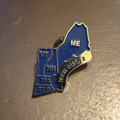 IBEW District 2 ME NH VT MA CT RI LAPEL PIN UNION