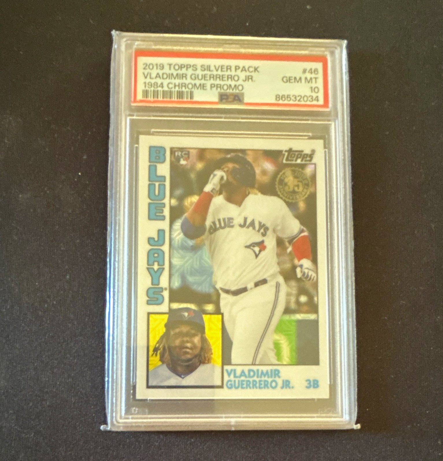  2019 Topps Silver Pack 1984 VLADIMIR GUERRERO JR RC PSA 10 #T84U-46 Blue Jays