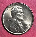 1953D Choice Uncirculated LINCOLN CENT "FULL RED" "Denver" Coin!