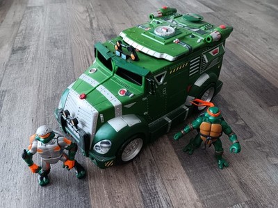 2002 Teenage Mutant Ninja Turtles Action Figure Battle Shell Armored Van TMNT