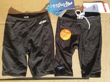 Speedo Dolfin Boys Jammer Swim Shorts Racing Size 22 Training 2004ish NOS 2 Lot