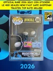 MASKVINCIBLE INVINCIBLE 2026 SDCC EXCLUSIVE FUNKO POP! OFFICIAL CON STICKER! NEW