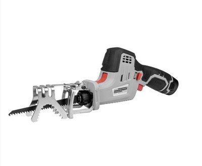 Mannesmann Akku Säbelsäge Gartensäge Set inkl Akku Ladegerät Holzsägeblatt 80mm