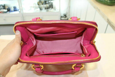 MIU MIU Goatskin Madras Bauletto Bicolour in Rose&Peonia 2 MIU MIU Goatskin Madras Bauletto Bicolour in Rose&Peonia 2
