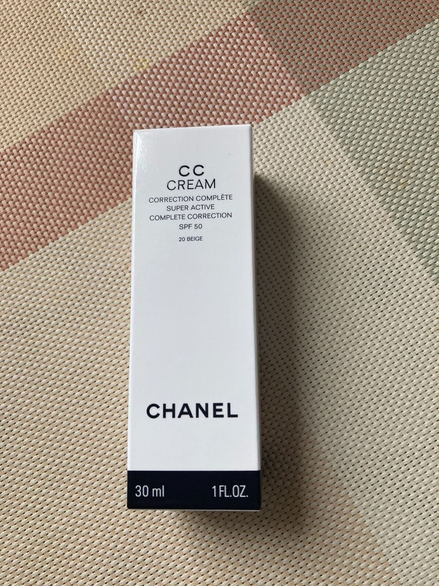 新品未使用 CHANEL CC CREAM 20 BEIGE CC Cream Shade 20 Beige Chanel Super Active Complete