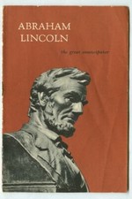 Vintage 1956 ABRAHAM LINCOLN The Great EMANCIPATOR! John Hancock Life Insurance