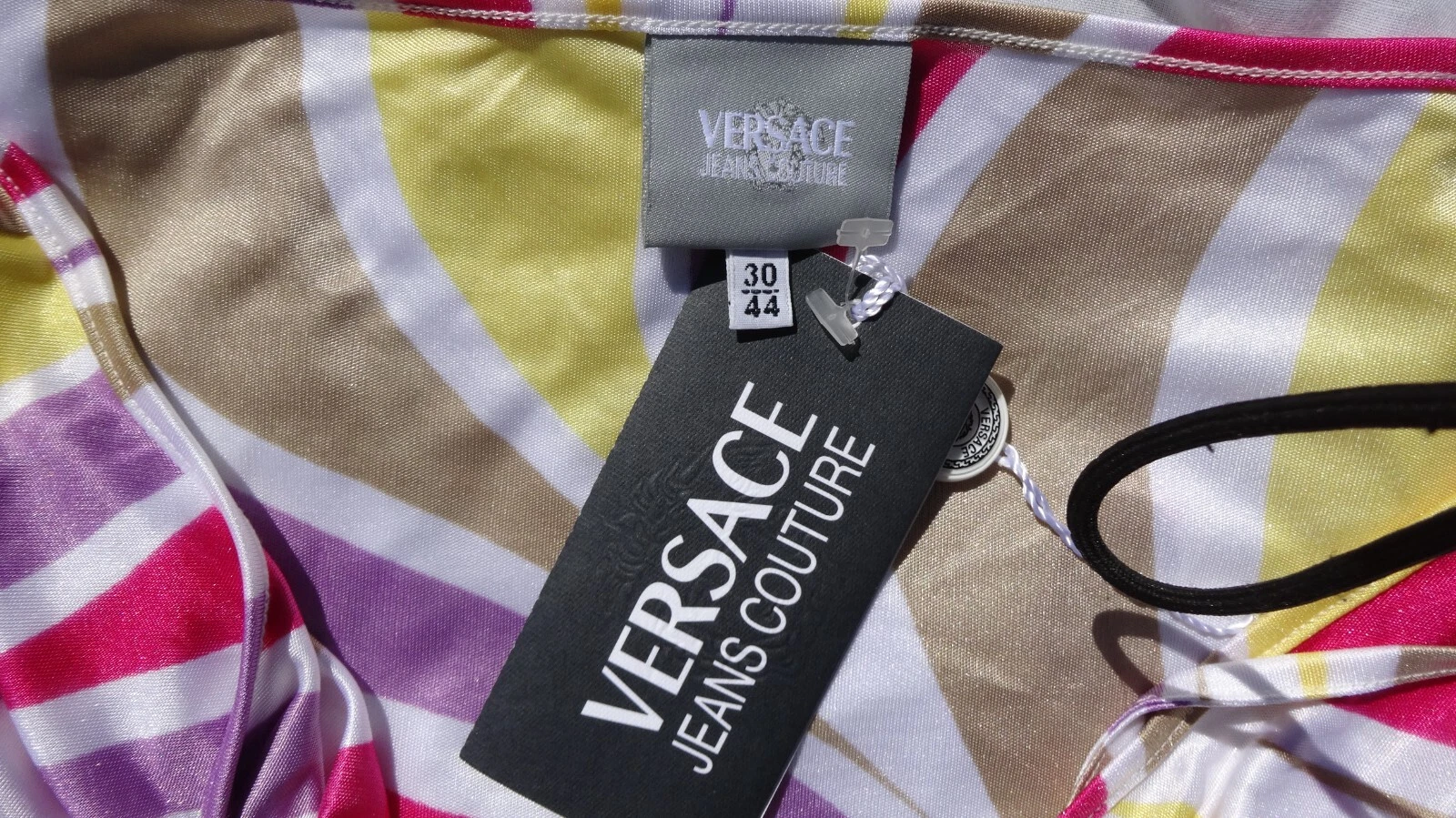 Abito Versace multicolore da adattare taglia 10