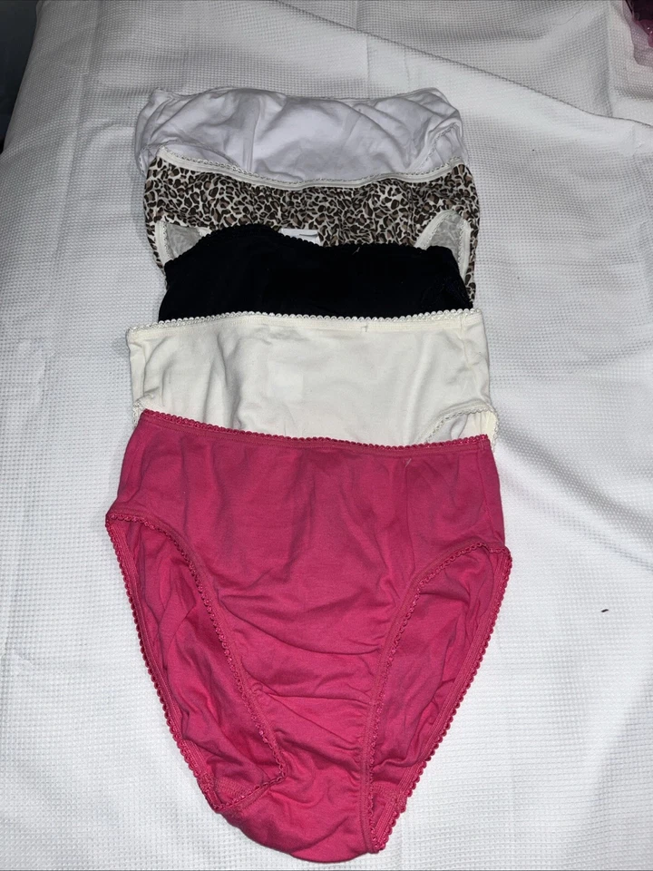 Warner's 3 Pack Cotton Bikini  Panties Styles 5503k, 5603,  Size 5 - Image 3 of 3