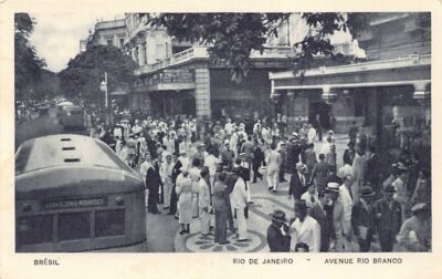 Brasil - RIO DE JANEIRO - Avenida Rio Branco - Ed. Pavilhão brasileiro na Exposi