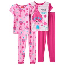 DreamWorks Trolls Poppy 4-pc Pajama Set Size 8 or 10 NWT Original  44.00