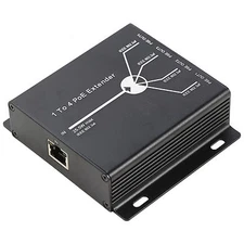 10/100M 4 Ports PoE Extender Up to For Network AP IP Camera Telephone Equipment