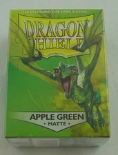 Dragon Shields: (100 Sleeves) Matte Apple Green by Arcane Tinman ATM11018