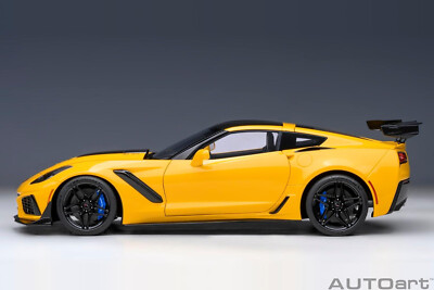 AUTOart 1/18 Corvette (C7) ZR1 Yellow 71278 | eBay