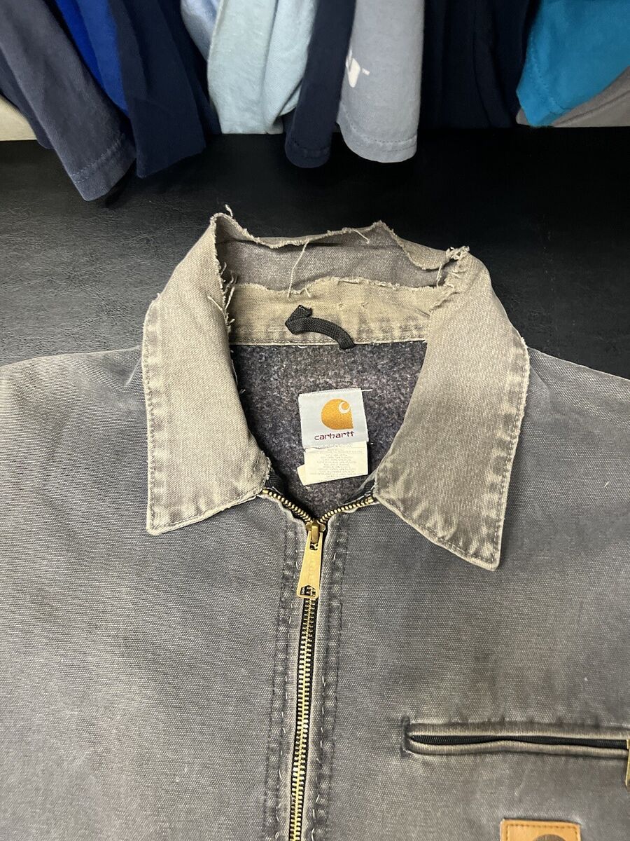 Vintage 2001 Y2K Carhartt Detroit Jacket J97 PTL Stone Grey Vintage 2001 Y2K Carhartt Detroit Jacket J97 PTL Stone Grey