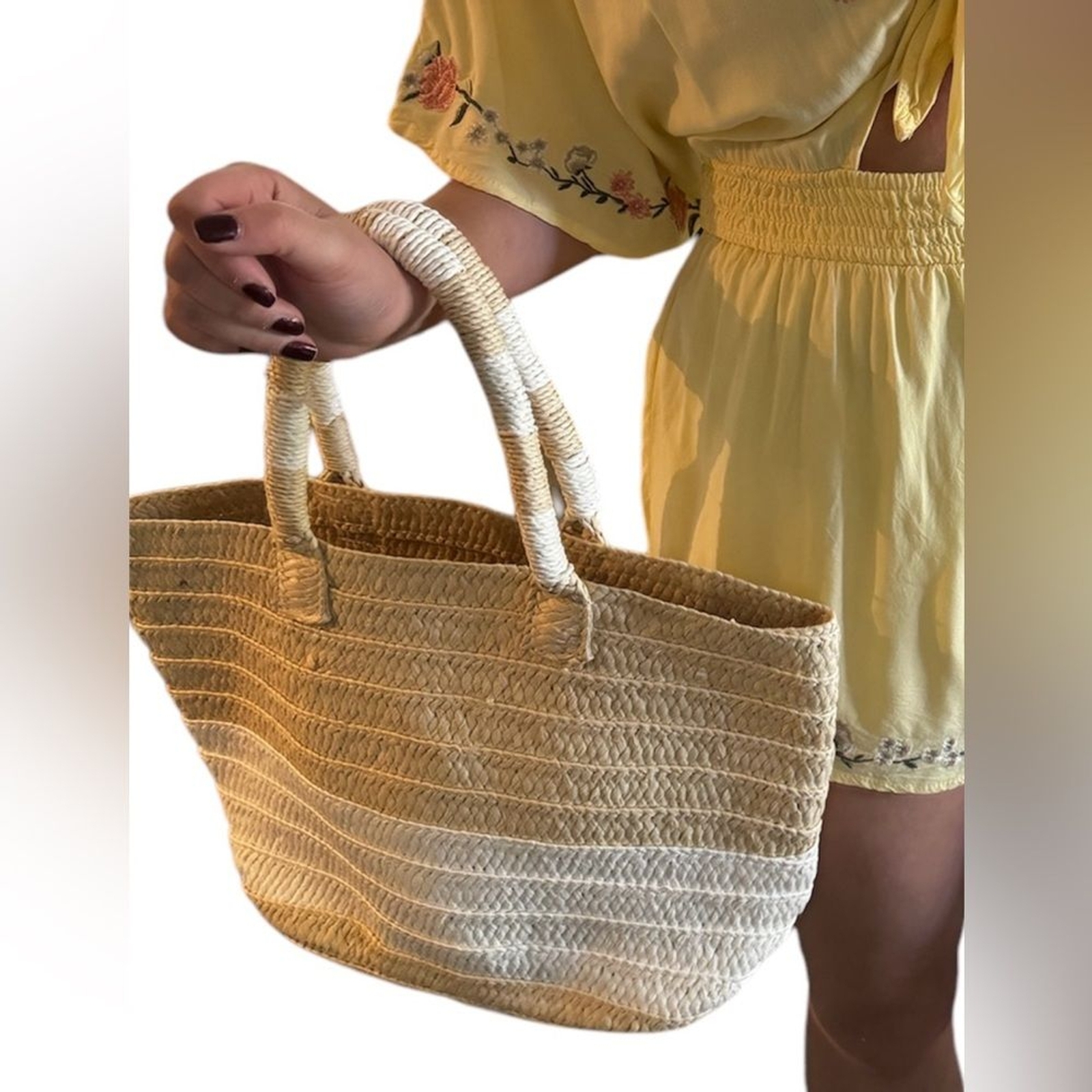 ALTRU straw tote bag