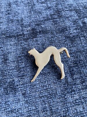 vintage scottish sterling silver joanna lesley thomson cat brooch
