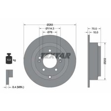 Disque de frein Kia OPIRUS