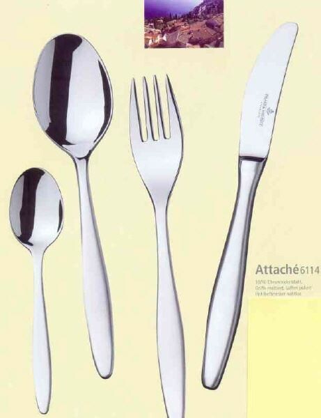 PICARD & WIELPÜTZ Briefanker Besteck Set Attaché mattiert 24-telig neu