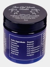 TWO OLD GOATS 4oz BALM Arthritis & Fibromyalgia Essential Oil Joint Pain Relief!